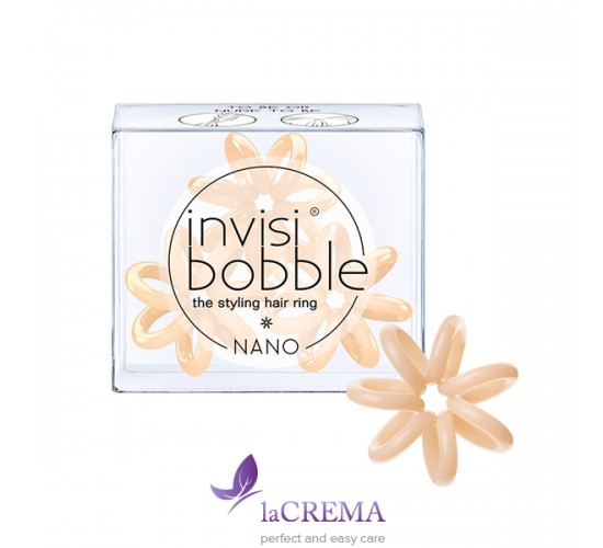 Invisibobble Резинка-браслет для волос Nano To Be or Nude to Be, 3 шт