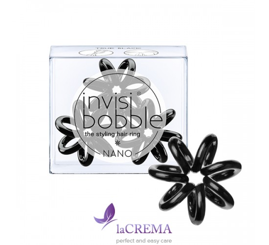 Invisibobble Резинка-браслет для волос Nano True Black, 3 шт
