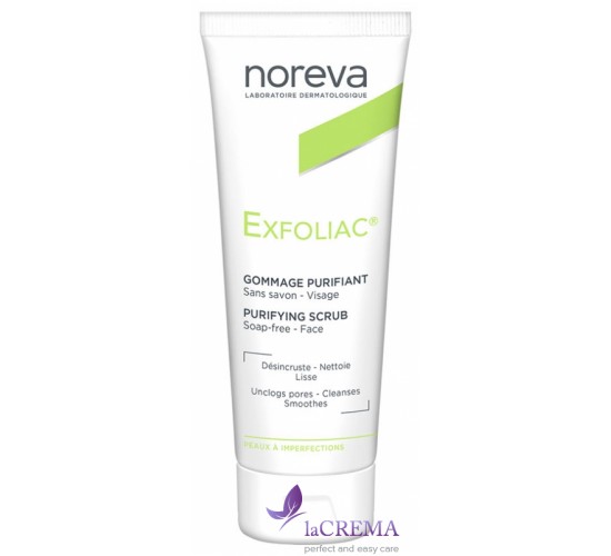 Норева Ексфоліак Скраб для обличчя - Noreva Exfoliac Gommage Purifiant, 50 мл