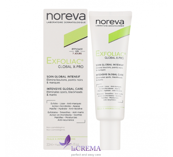 Норева Ексфоліак Глобал Крем проти висипань - Noreva Exfoliac Global X-Pro, 30 мл