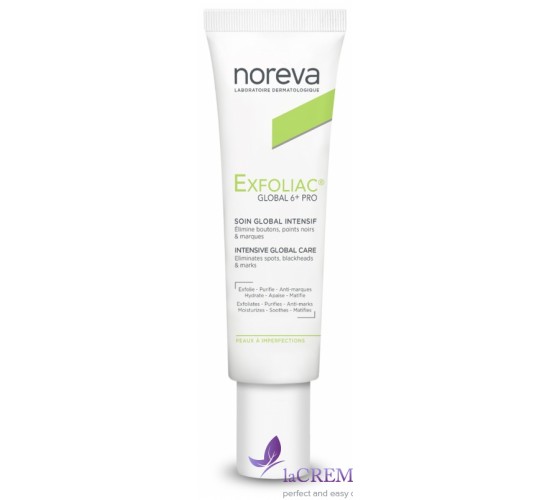 Норева Ексфоліак Глобал Крем проти висипань - Noreva Exfoliac Global X-Pro, 30 мл