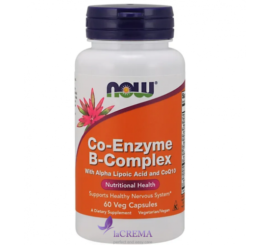 NOW Foods Комплекс вітамінів Co-Enzyme B-Complex: здоров'я нервової системи, 60 капсул