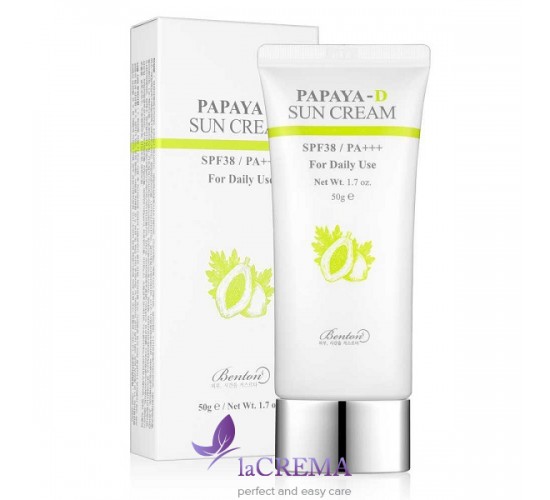 Benton Papaya-D Sun Солнцезащитный крем SPF38, 50 мл
