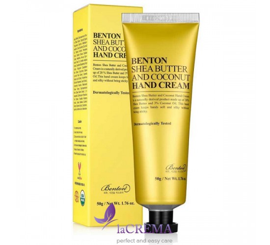 Benton Hand Cream Крем для рук с маслом ши и кокосом, 50 мл