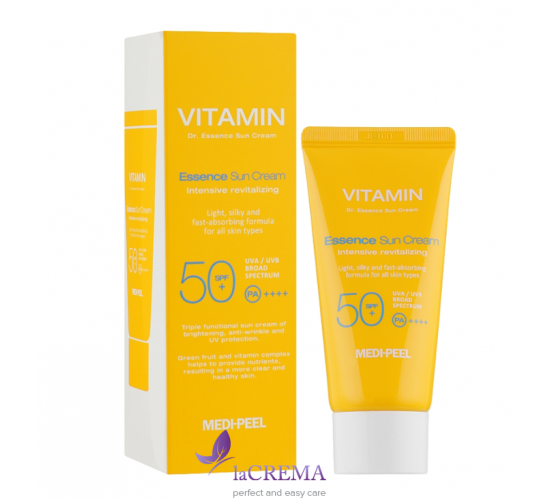 Medi-Peel Сонцезахисний крем SPF50 + з вітамінами Vitamin Dr Essence Sun Cream, 50 мл