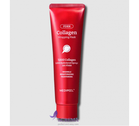 Medi-Peel PDRN Collagen Маска-плівка з колагеном для сяяння шкіри Glow Wrapping Mask, 100 мл