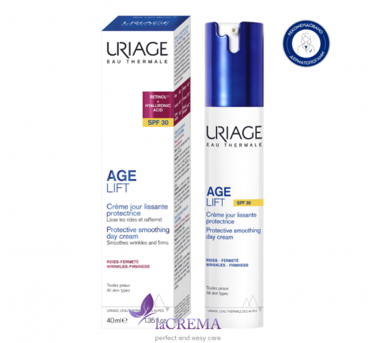 Урьяж Ейдж Ліфт Крем зміцнюючий SPF 30 для обличчя  Uriage Age Lift, 40 мл