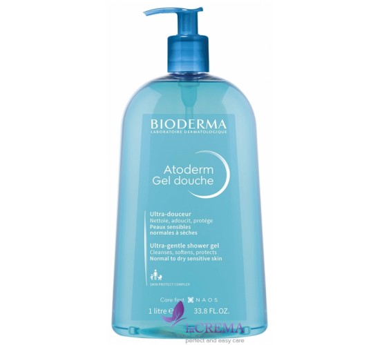 Біодерма Атодерм Гель для очищення чутливої шкіри - Bioderma Atoderm Gel, 1000 мл
