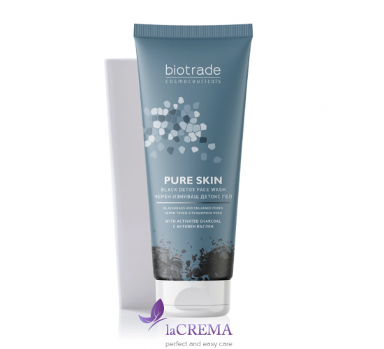 Biotrade Pure Skin Гель-детокс для вмивання з карбоном і молочною кислотою, 200 мл