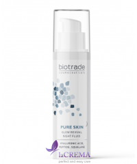 Biotrade Pure Skin Нічний омолоджувальний флюїд з гіалуроновою кислотою і пептидами, 50 мл