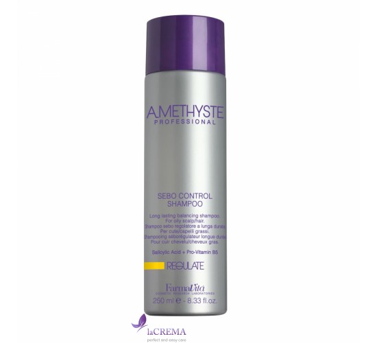 Farmavita Amethyste Себорегулюючий шампунь для жирного волосся Shampoo Regulate, 250 мл