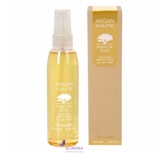 Farmavita Argan Еліксир для волосся на основі арганової олії Sublime Elixir, 100 мл