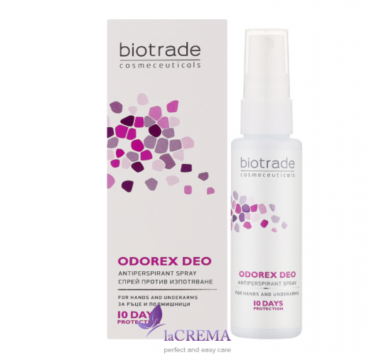 Biotrade Odorex Deo Антиперспірант- спрей тривалої дії: До 10 днів захисту, 40 мл
