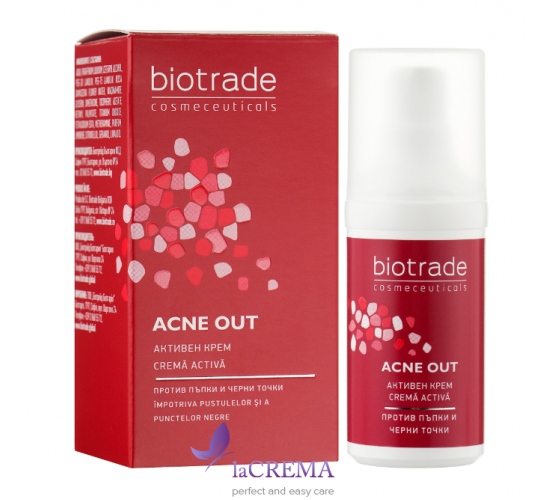 Biotrade Acne Out  Активний крем для жирної та проблемної шкіри Active Cream, 30 мл