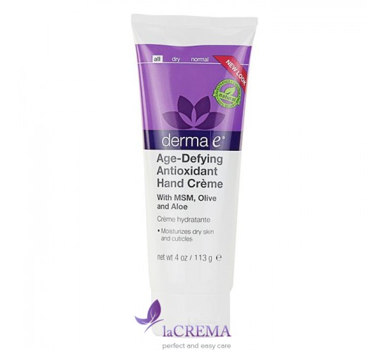 Derma E Age-Defying Антивозрастной антиоксидантный крем для рук, 113 г