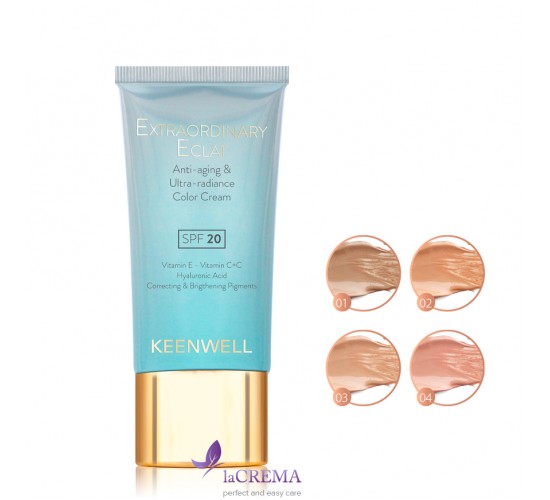 Keenwell Extraordinary Eclat EE Cream Тональний крем SPF20 Тон №01, 40 мл