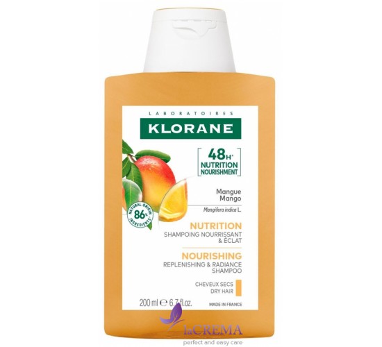 Клоран Шампунь Манго для сухоговолосся - Klorane, 200 мл