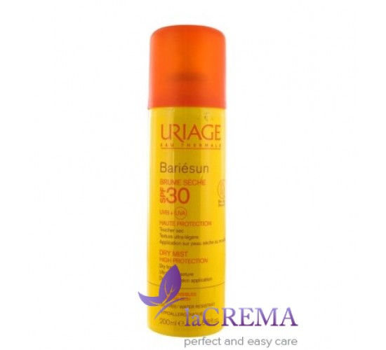 Uriage Солнцезащитный спрей-дымка Bariesun SPF 30+, 200 мл