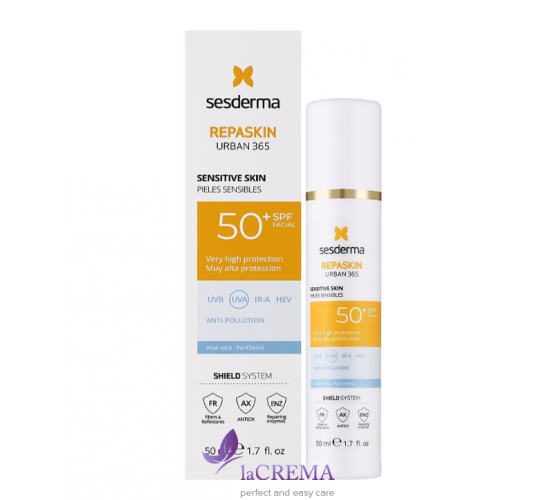 Sesderma Repaskin Cонцезахисний крем для обличчя Urban 365 Pieles Sensibles SPF50, 50 мл