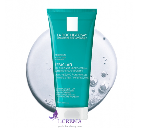 La Roche-Posay Effaclar Гель-мікропілінг для очищення проблемної шкіри Ефаклар, 200 мл