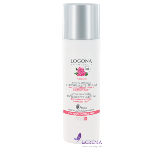 Logona БИО Сыворотка увлажняющая для лица Роза, 30 мл