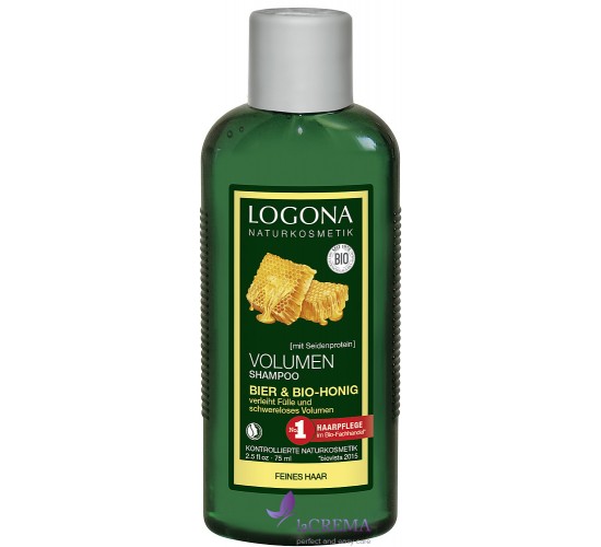 Logona БИО-Шампунь для объема Мед и Пиво, 250 мл