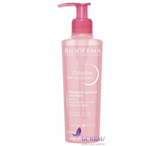 Біодерма Креалайн Очищуючий гель для чутливої шкіри - Bioderma Сrealine, 200 мл