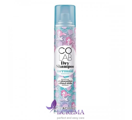 Colab Сухой шампунь для волос с ароматом пачули - Dry Shampoo Mermaid, 200 мл
