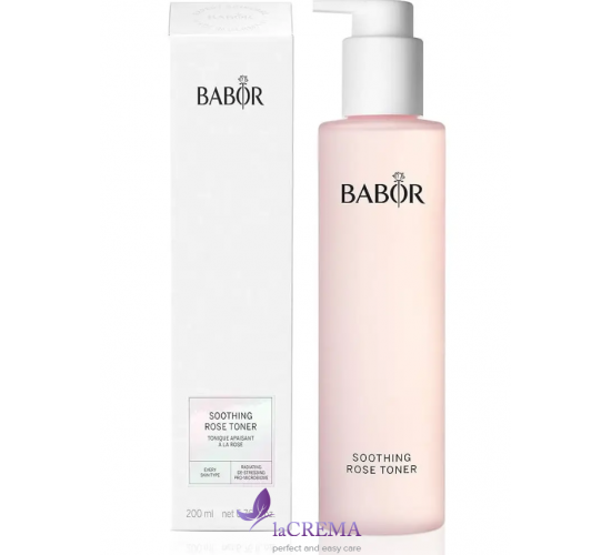 Babor Cleansing Заспокійливий рожевий тонік Soothing Rose Toner, 200 мл