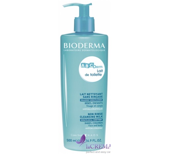 Біодерма АВСДерм Очищуюче молочко Bioderma ABCDerm Lait de Toilette,  500 мл