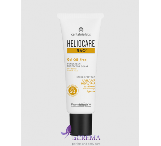 Cantabria Labs Heliocare 360 Сонцезахисний матуючий гель SPF50 Gel Oil-Free, 50 мл