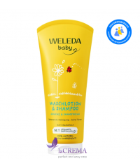 Веледа Календула Дитячий шампунь - гель для тіла і волосся Weleda Calendula, 200 мл