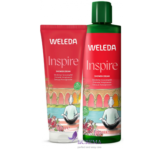 Веледа Очищувальний гель - крем для душу Гранат - Weleda Inspire Shower Cream Granatapfel, 200 мл