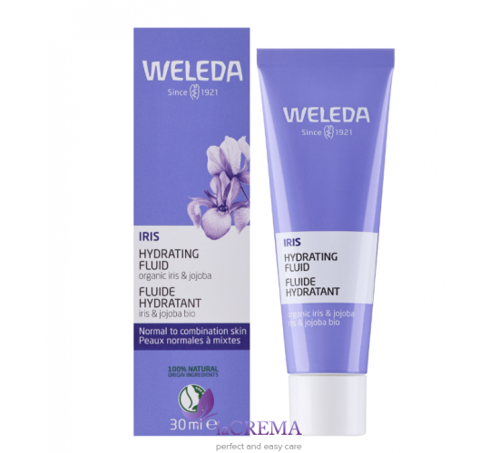 Веледа Ірисовий зволожуючий легкий крем - флюїд Weleda Iris, 30 мл