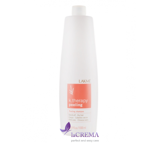 Lakme K.Therapy Peeling Шампунь проти лупи для сухого волосся Shampoo Dry Hair, 1000 мл