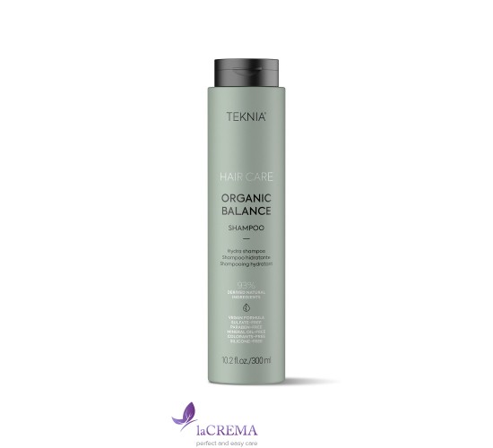 Lakme Teknia Зволожуючий шампунь для всіх типів волосся ORGANIC BALANCE SHAMPOO, 300 мл