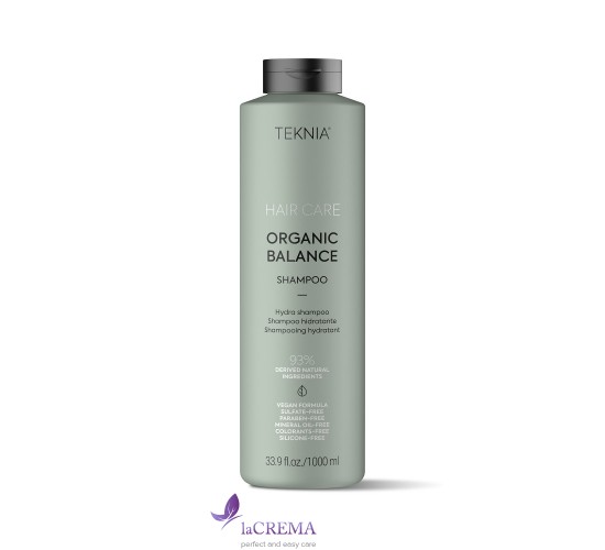 Lakme Teknia  Зволожуючий шампунь для всіх типів волосся ORGANIC BALANCE SHAMPOO, 1 л
