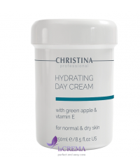 Christina Крем зволожуючий з яблуком і вітаміном Е Hydrating Day Cream Green Apple + Vit.E, 250 мл