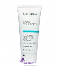 Christina Крем азелуновий Еластин, колаген, вітамін A,E&HA Elastin Collagen Azulene Moisture Cream