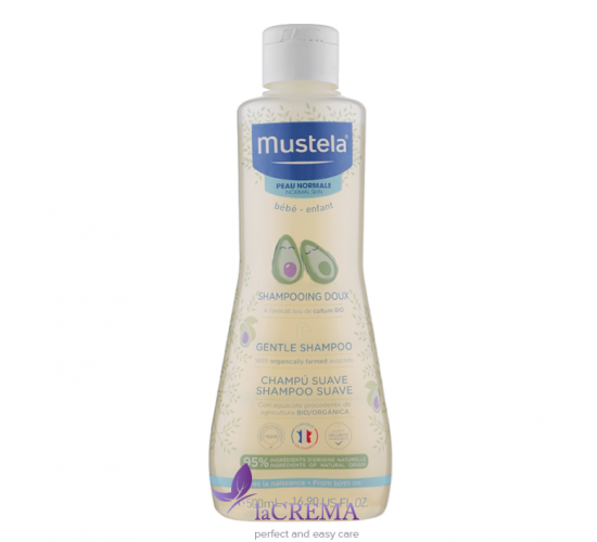 Мустела Дитячий ніжний шампунь з народження Mustela Gentle Shampoo, 500 мл