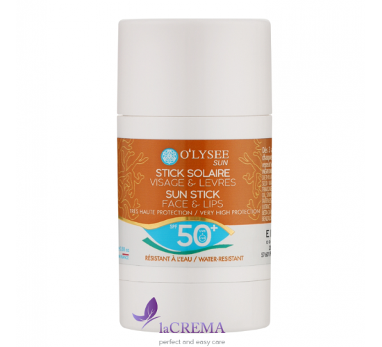 Olysee Сонцезахисний стік SPF 50+ для обличчя та губ Sun Stick Face & Lips SPF50+, 50 г