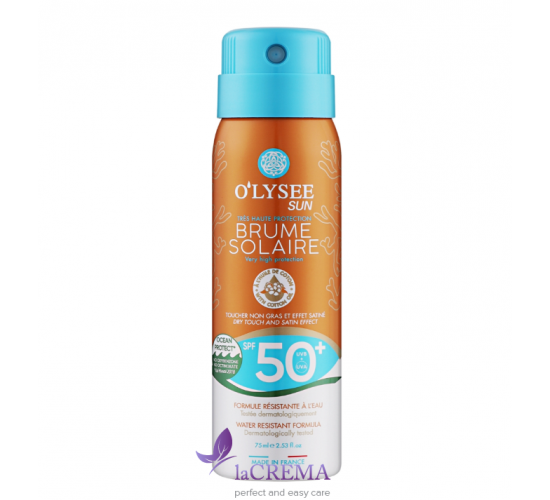 Olysee Сонцезахисний ароматизований спрей SPF50+ Very High Protection Sun Mist, 75 мл
