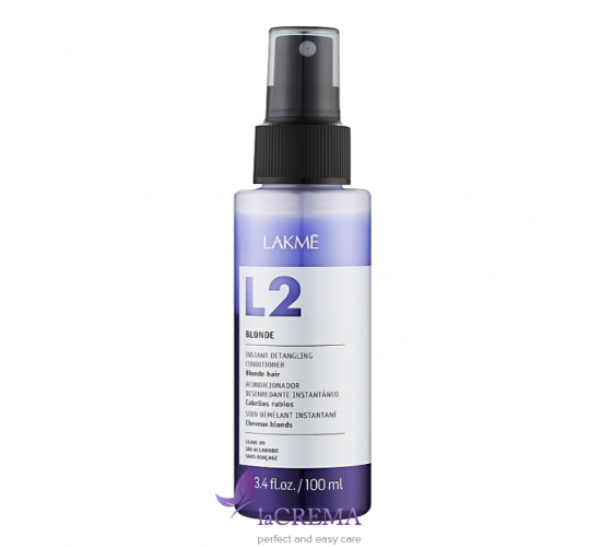 Lakme LAK-2 Blonde Двофазний кондиціонер для освітленого та сивого волосся, 100 мл