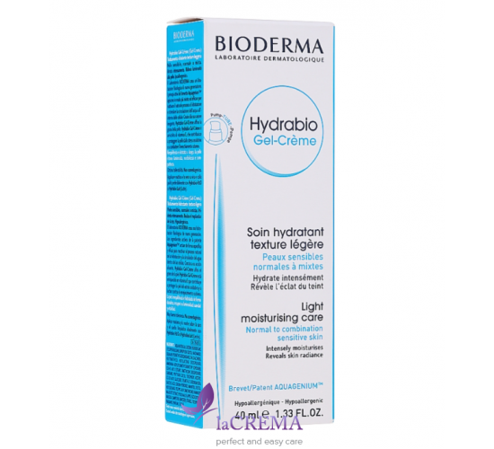 Біодерма Гідрабіо Зволожуючий крем - гель Лежер Bioderma Hydrabio, 40 мл 