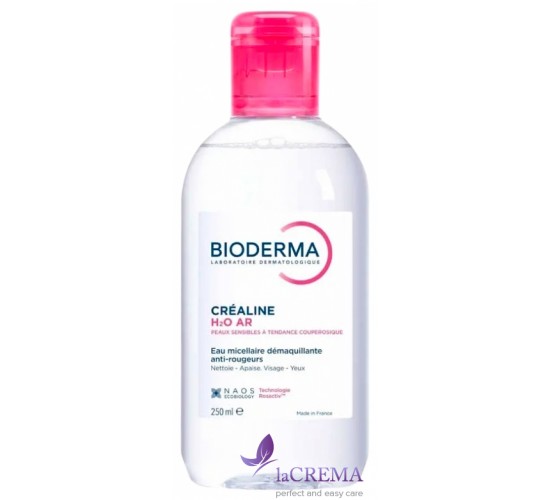 Біодерма Креалайн AR Міцелярна вода проти почервонінь - Bioderma Crealine H2O, 250 мл