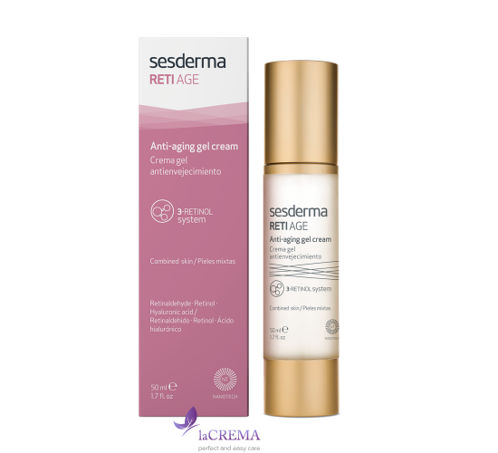 Sesderma Reti Age Антивіковий крем-гель з ретинолом та гіалуроновою кислотою РетіЕйдж, 50 мл