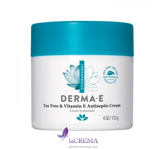 Derma E Therapeutic Антисептический крем с маслом чайного дерева и витамином Е, 113 г
