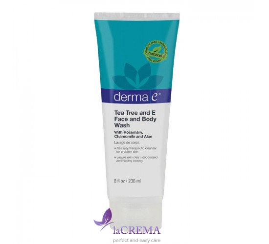 Derma E Therapeutic Средство для умывания с маслом чайного дерева и витамином Е, 236 мл