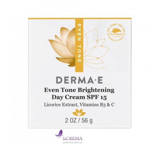 Derma E Дневной крем Evenly Radiant® для осветления кожи с SPF15, 56 г