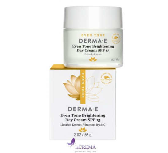 Derma E Дневной крем Evenly Radiant® для осветления кожи с SPF15, 56 г